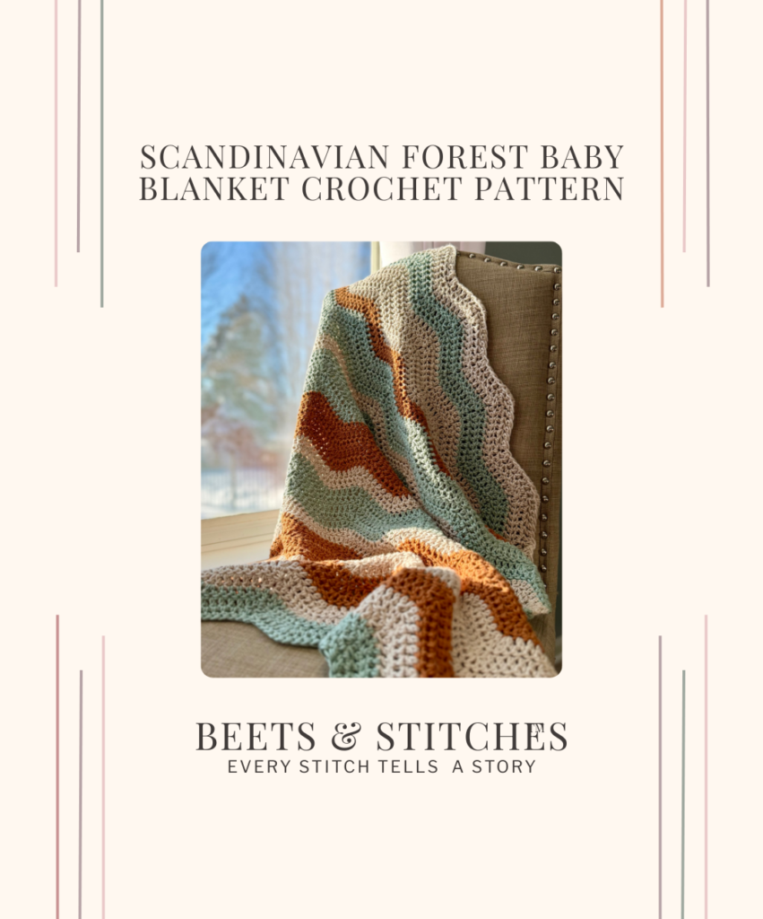 Scandinavian Forest Baby Blanket Crochet Pattern