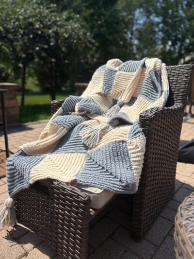 Twilight Chess Blanket Crochet Pattern