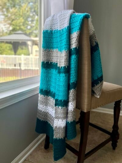 Sea Glass & Mist Blanket Crochet Pattern