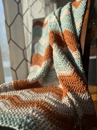Scandinavian Forest Baby Blanket Crochet Pattern