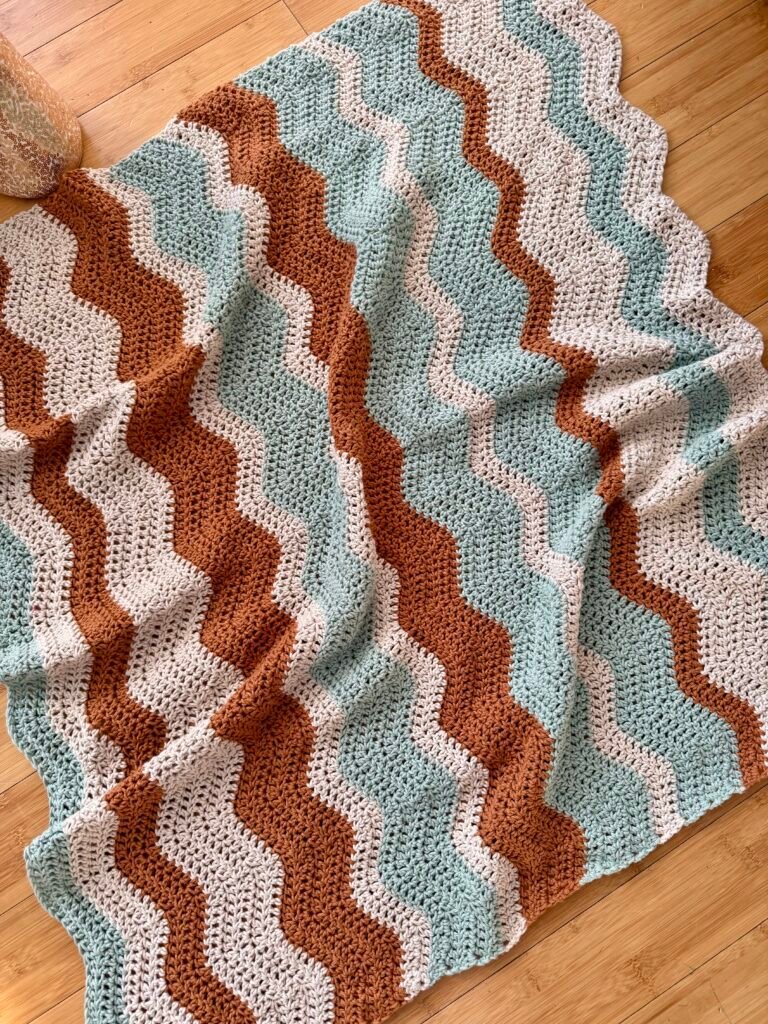 Scandinavian Forest Baby Blanket Crochet Pattern
