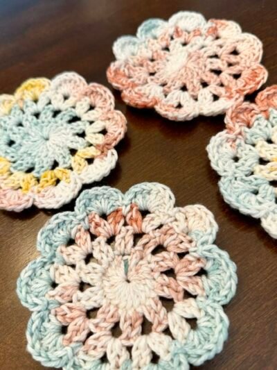 Wildflower Coasters Set of Four