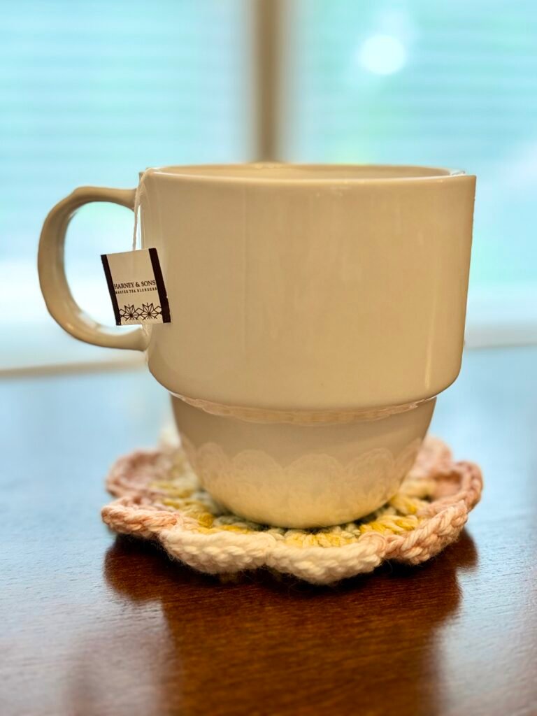 Flower Petal Coasters Crochet Pattern