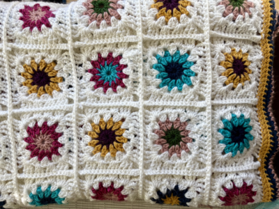 Margie’s Magical Garden Blanket Crochet Pattern