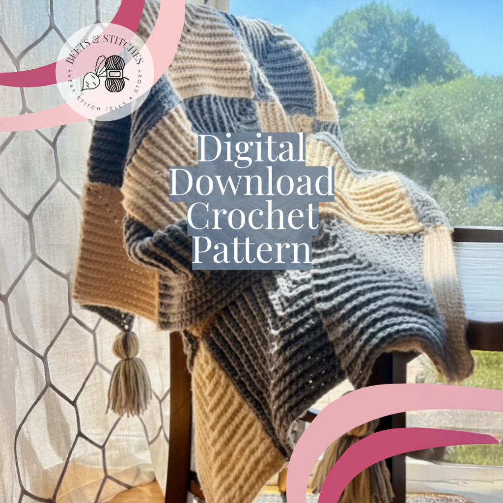 Twilight Chess Crochet Blanket Pattern Cover