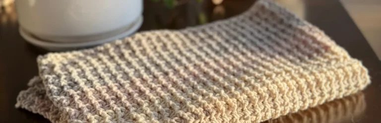 easy peasy crochet go-to hand towel pattern