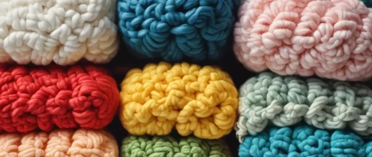 handmade crochet items in multiple colors