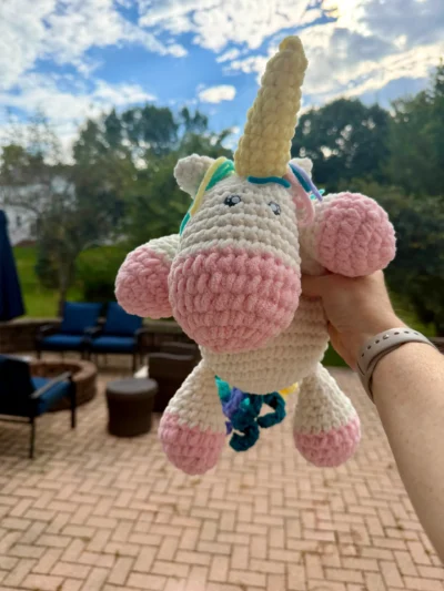 IMG_6290 Daisy Glitterbomb Unicorn Plushie